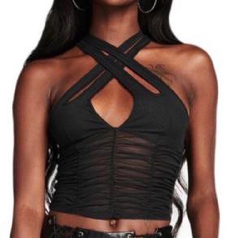 I AM GIA halter top